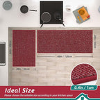 BEQHAUSE Kitchen Rugs and Mats 2PCS Non-Slip, Machine Washable Rugs - Image 2