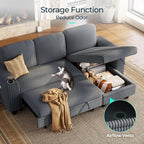 LINSY HOME Sectional Sleeper Sofa - Image 8