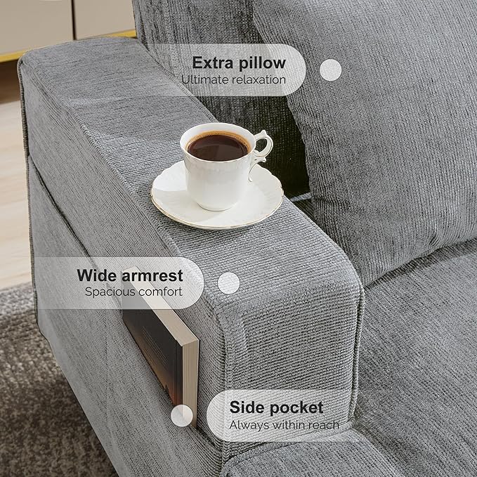 Korser 89" Couches for Living Room - Image 5