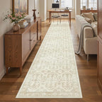Soalmost Runner Rug 2x12 Washable Hallway Kitchen Runners Beige/Brown | by Soalmost
