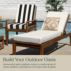 Honeycomb Outdoor Chaise Lounge Cushion - Image 4