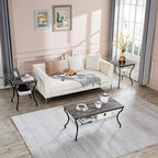 VECELO 3 Pieces Living Room Table Sets, Coffee and End Tables - Image 7