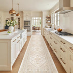 2'6 x 12' Runner Rug Non Slip, Washable Kitchen Rugs, Living Room, Long Rug - Image 3