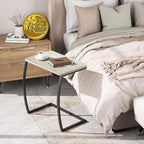 SRIWATANA Side Table, End Table, Vintage C-Shaped Couch Table - Image 5