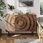 Aoikax Farmhouse 6-Drawer Dresser, Accent Wooden Chest of Drawers by Aoikax