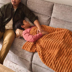 Bedsure Soft Burnt Orange Throw Blanket - Image 9