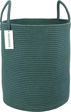 XUANGUO Cotton Rope Laundry Basket Hamper by XUANGUO