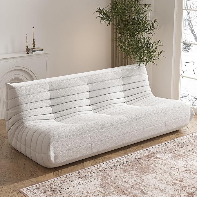 YVDNHP Big Bean Bag Chairs for Adults, 3 Seater Large Bean Bag Chair Sofa - Image 3