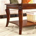 Rectangle Coffee Table for Living Room, Solid Wood Coffee Table - Image 9