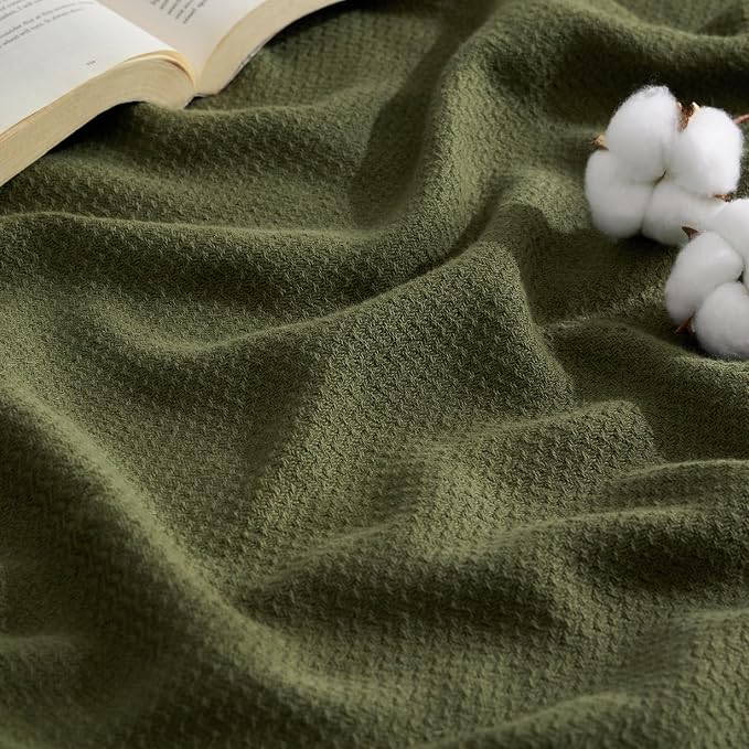 Bedsure 100% Cotton Blanket Full Size by Unknown
