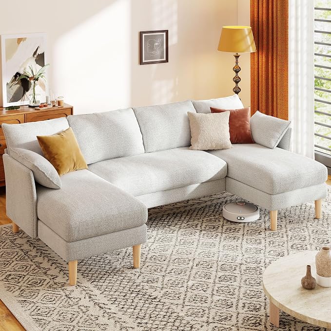 WorthFurni U Shaped Sectional Couches by WorthFurni