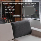 OHSIO Couch Cushion Covers for Sectional Sofa, Stretch Soft Sofa Slipcovers - Image 2