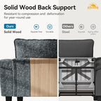 SUNSHINE VALLEY Oversized Loveseat Couch and Chair Set, Modern Modular Cloud - Image 5