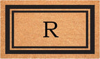 Calloway Mills 152962436R Black Border 24" x 36" Monogram Doormat by Callowaymills