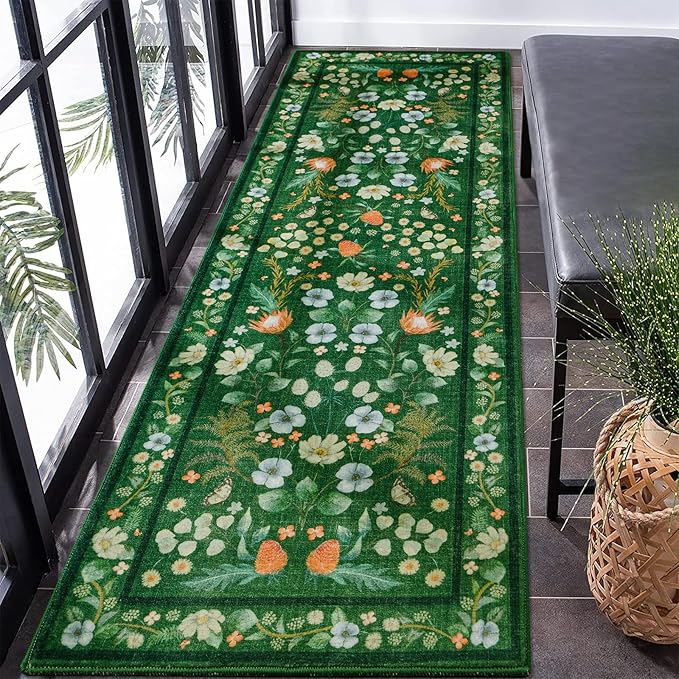 Runner Rug, 2x6 Runner Rugs Non Slip Washable by Rtizon