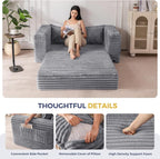 MAXYOYO Convertible Sofa Bed, 2 in 1 Folding Couch Bed - Image 8