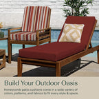 Honeycomb Outdoor Chaise Lounge Cushion - Image 4