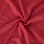 BGment Red Linen Cafe Curtains 36 Inch Length, Small Half Drapes Semi Sheer - Image 9