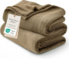 Bedsure GentleSoft Fleece Throw XL Blanket Camel by Unknown
