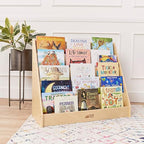ECR4Kids Single-Sided Book Storage and Display, Montessori Furniture - Image 2