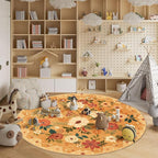 DUKINO 6ft Round Rug, Soft Washable Circle Rug - Image 4