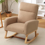 HCHAIRH Rocking Chair Nursery, Sherpa Nursing Rocking Chairs, Upholstered - Image 8