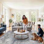 7x9 Washable Living Room Rug - Image 8