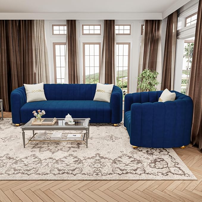 42" Velvet Sofa Chair for Living Room, Modern Single Sofa - Image 8
