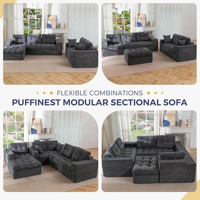 MAXYOYO Modular Sectional Sofa - Image 4