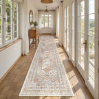 Hallway Runner Rug 2x12 Extra Long Washable Runner, Non Slip Runner by Restydon