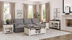 Jofran Madison County Pine Farmhouse Chairside Table - Image 2