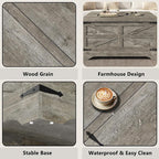Furnideco 35.5''W Square Coffee Table Farmhouse Lift top Coffee Table - Image 6