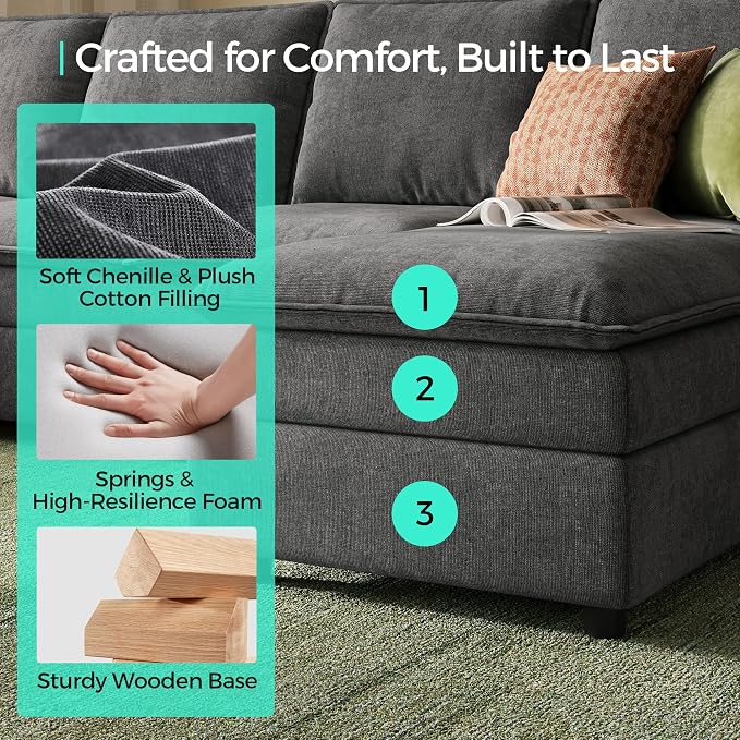 LINSY HOME 2 Seater Seat Modular - Image 3
