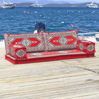 mysticalanatolia Majlis Floor Sofa Loveseat – 75x27x4 in Convertible Guest - Image 3