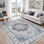 6x9 Area Rugs for Living Room, Large Washable Rug, Dining Room, Low Pile - Image 4