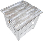 Sea Wind Florida Picket Fence Wood End Table - Image 6