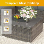 May in Color 5 Piece Outdoor Patio Sectional Furniture Set, Weather Resistant - Image 6