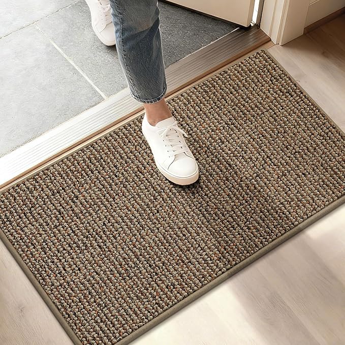 BEQHAUSE Dirt Trapper Door Mat 17" x 30", Non-Slip Doormats, Dirt Resist and by BEQHAUSE