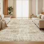6x9 Area Rugs for Living Room, Large Washable Rug, Dining Room, Low Pile - Image 3