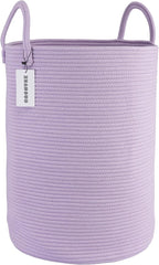XUANGUO Cotton Rope Laundry Basket Hamper by XUANGUO