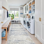 2'6 x 10' Runner Rug Non Slip, Washable Kitchen Rugs, Living Room, Long Rug - Image 4