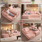 ovios 104" Cloud Boneless Couch - Image 6