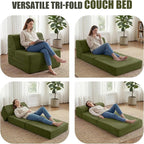Kasunpul Folding Sofa Bed with Pillow, Memory Foam Fold Out Chair Bed, - Image 3