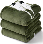 Bedsure Heated Blanket King Size, Dual Control Electric Blanket, 6 Heat/6 Timer by BEDSURE