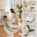 9x12 Area Rugs for Living Room, Large Washable Rug, Dining Room, Low Pile - Image 5