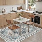 Madane Area Rug 3x5, Washable Vintage Entry Rugs - Image 3