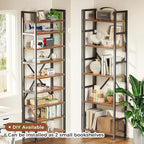 SUPERJARE Triple Bookshelf, Bookcase - Image 4