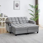 70.9" Chaise Lounge Chair Indoor, Oversized Boucle Upholstered Sofa Bed by Unknown