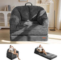 MAXYOYO Folding Sofa Bed with Backrest, Boneless Fold Out Couch Bed with Handle by MAXYOYO