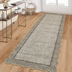 GarveeHome Scalloped Washable Runner Rug 2x6 Non Slip Kitchen Rugs - Image 2